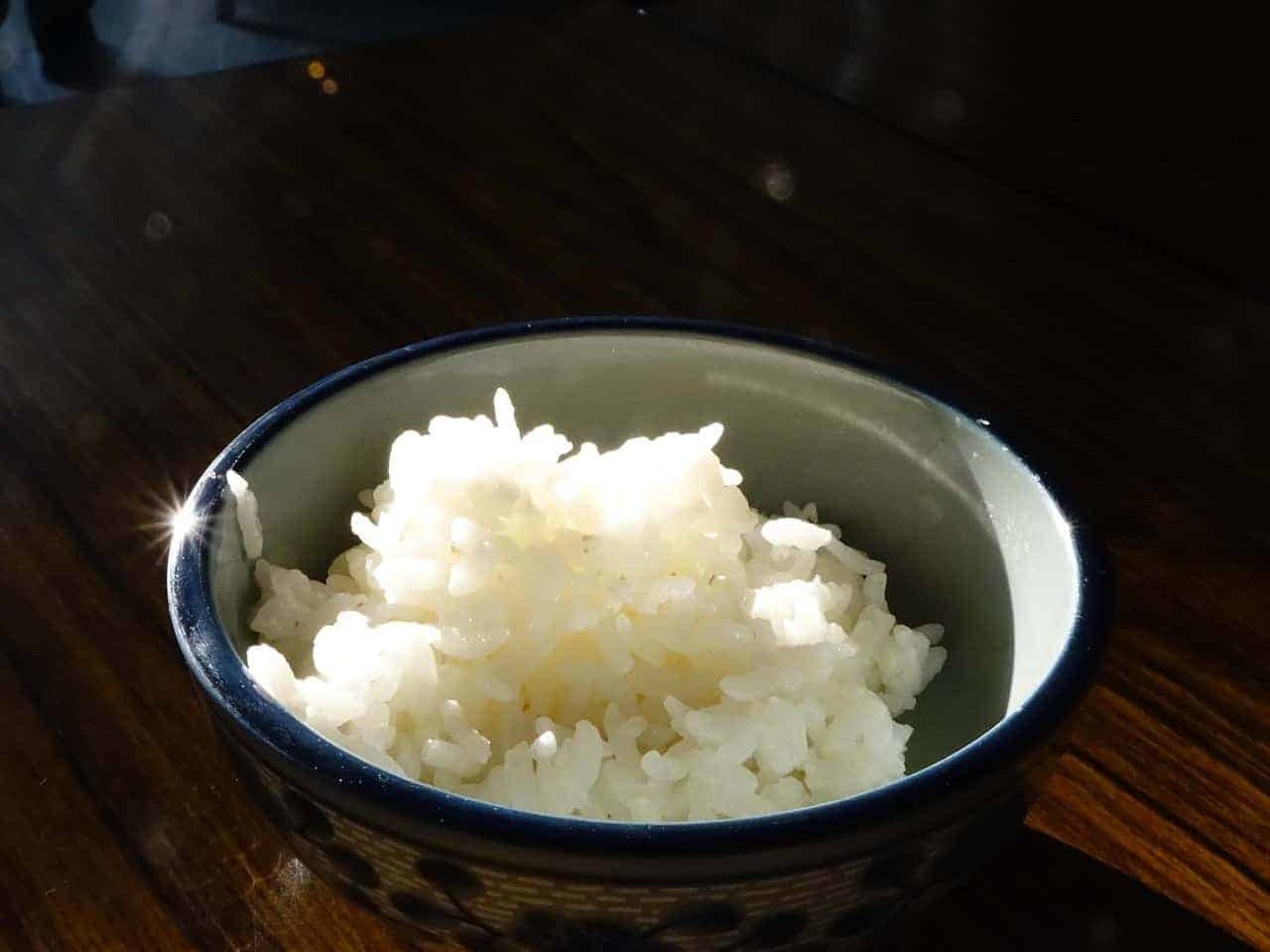 plain cooked rice