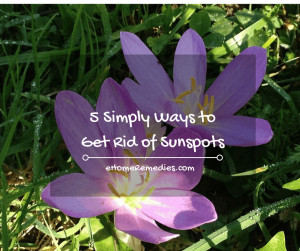 Read more about the article 5 Simply Ways to Get Rid of Sunspots