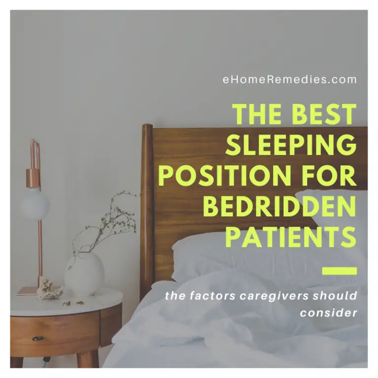 The Best Sleeping Position for Bedridden Patients
