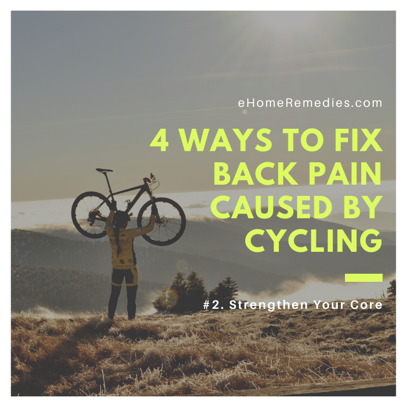 Fix Back Pain Caused by Cycling